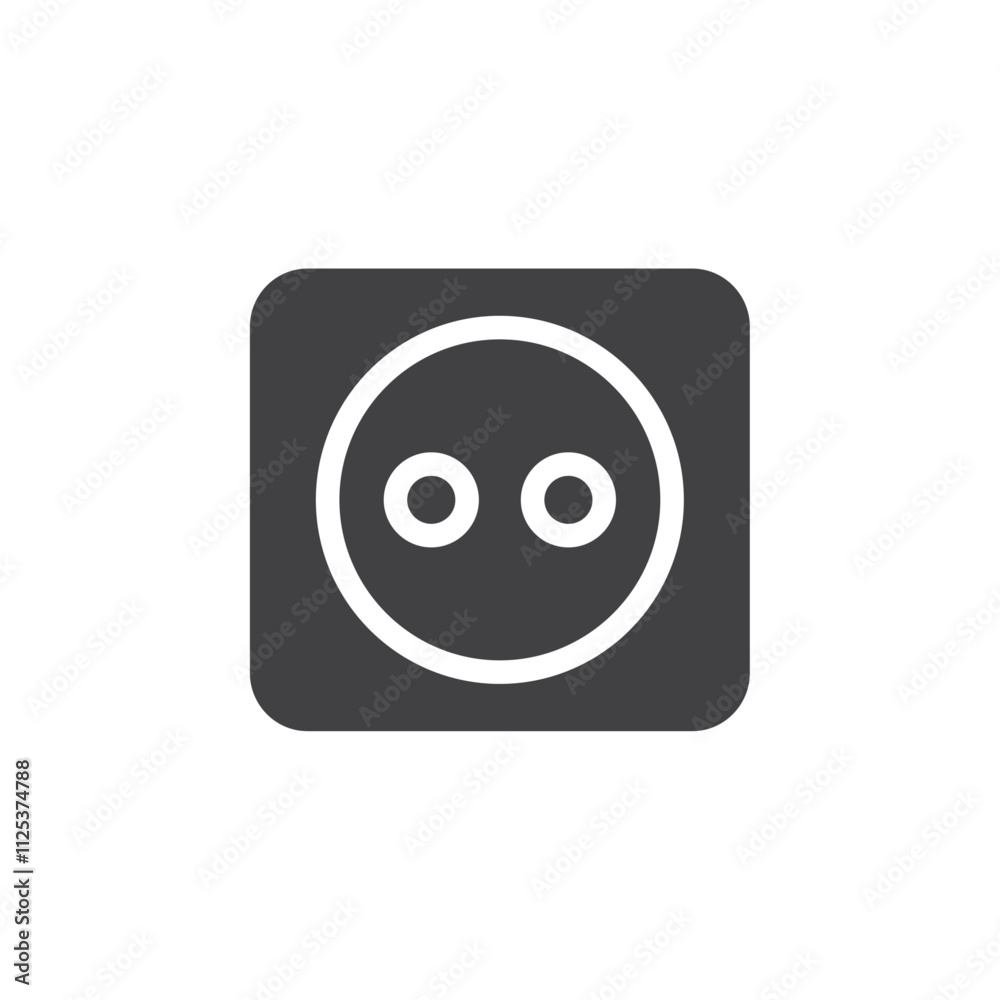 Socket icon simple vector symbol Socket icon simple vector symbol