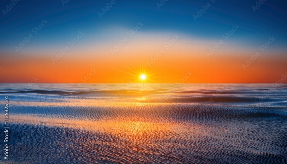 Sunset Serenity: Golden hour paints the ocean with fiery hues as the sun dips below the horizon, creating a breathtaking seascape of tranquility and natural beauty. Sunset Serenity: Golden hour paints the ocean with fiery hues as the sun dips below the horizon, creating a breathtaking seascape of tranquility and natural beauty.