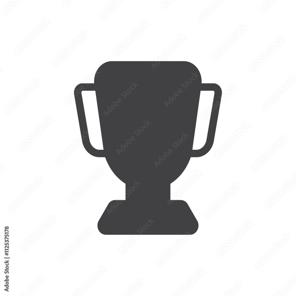 Trophy icon simple vector symbol Trophy icon simple vector symbol