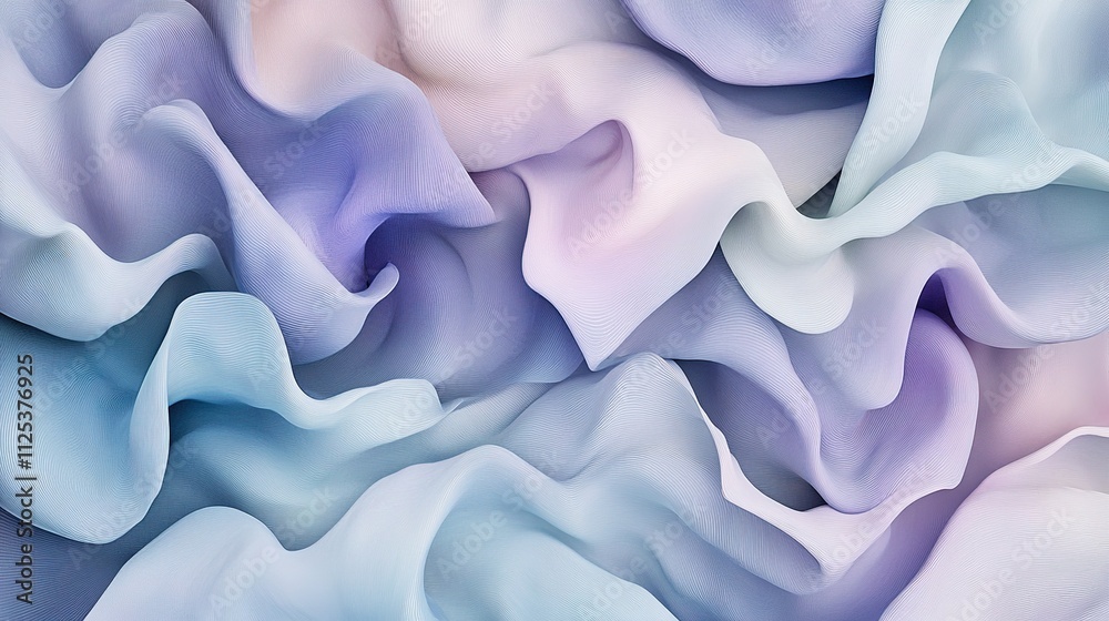 Obraz premium Pastel abstract seamless textures, soft hues, flowing forms, artistic vibes, calming aesthetics, intricate patterns.