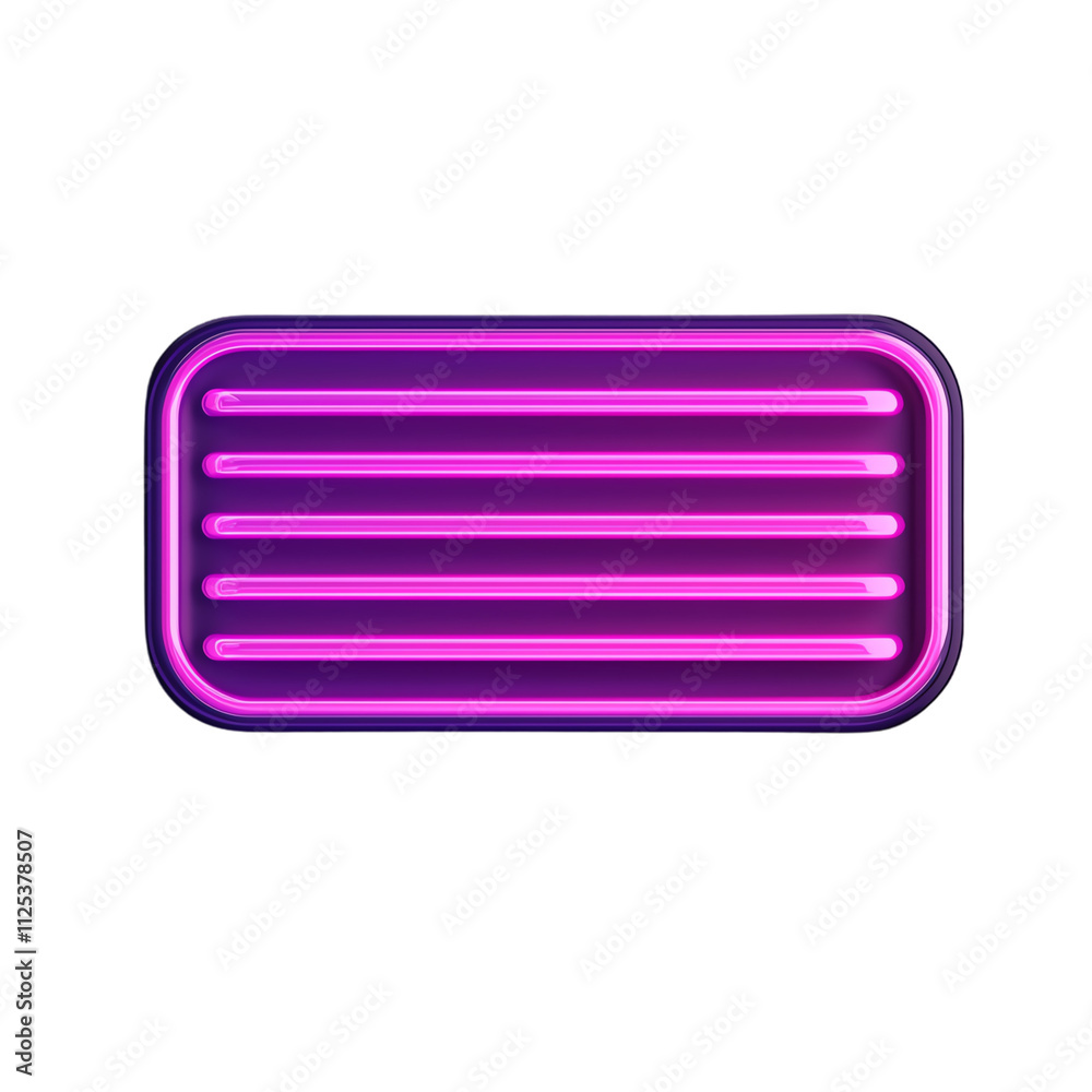 Neon pink rectangular light design element. PNG Neon pink rectangular light design element. PNG