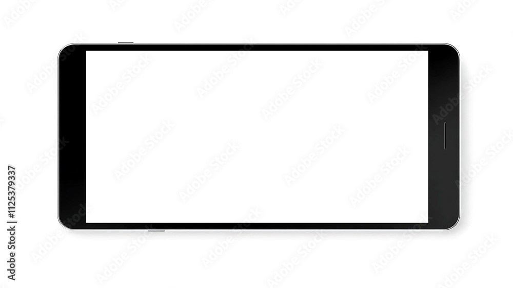 Blank Smartphone Screen Mockup Blank Smartphone Screen Mockup