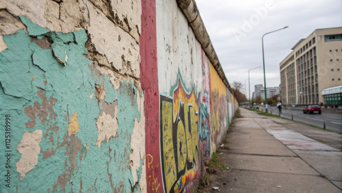 Remnants of the Berlin Wall Graffiti and Decay on a Historic Landmark