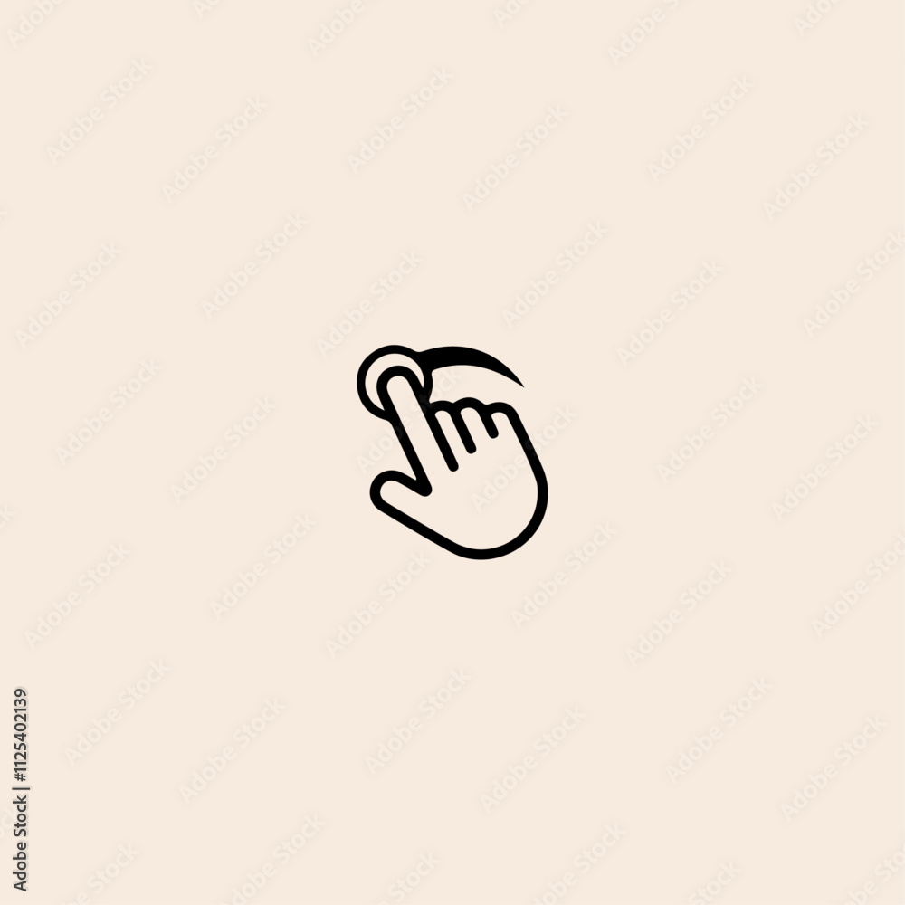 Vector screen touch swipe finger icons. Screen touch swipe finger signs flat vector design. Vector screen touch swipe finger icons. Screen touch swipe finger signs flat vector design.