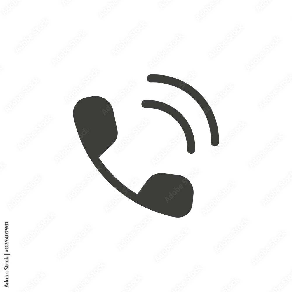 Obraz premium Call icon Vector logo outline