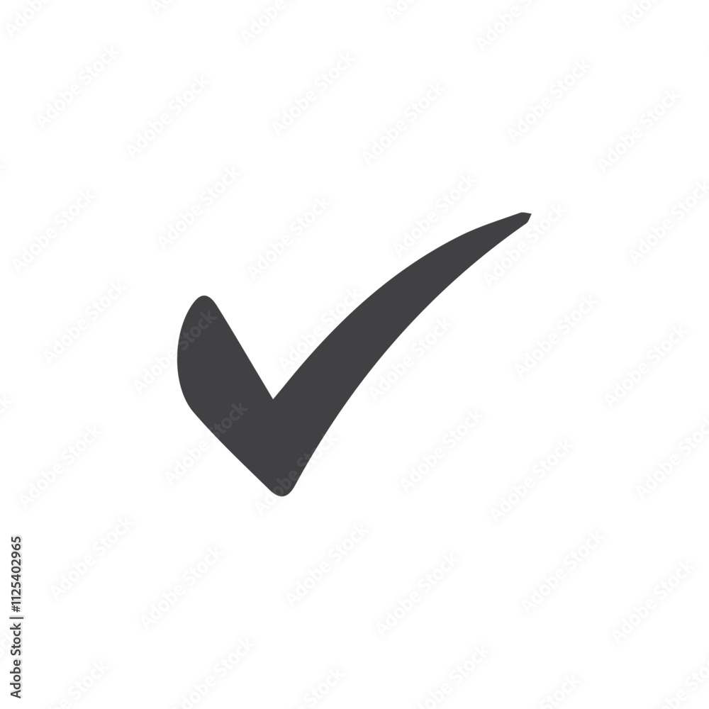 check mark icon Vector logo outline check mark icon Vector logo outline