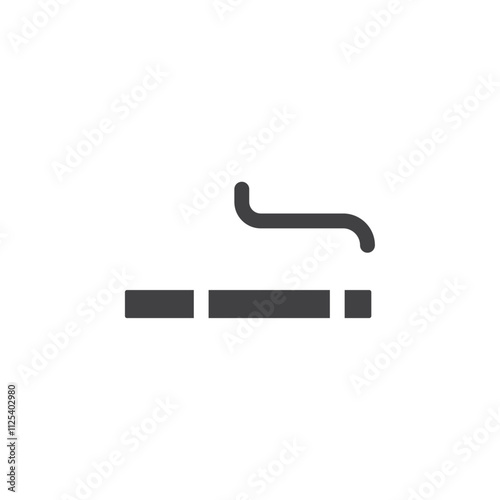 cigarette icon Vector logo outline