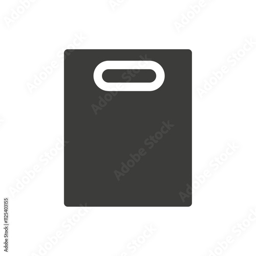 Cutting board icon Vector logo outline
