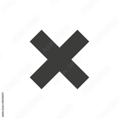 Delete icon Vector logo outline
