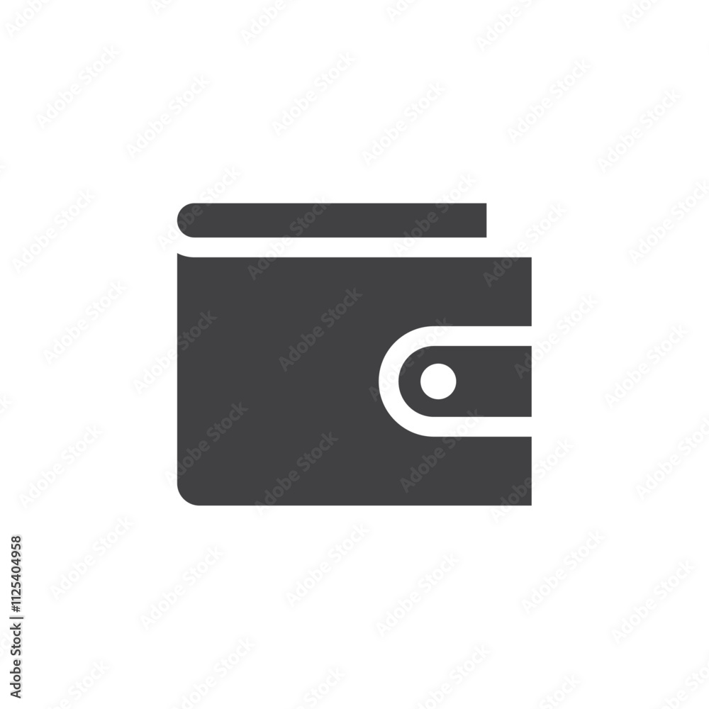 Wallet icon Vector logo outline Wallet icon Vector logo outline