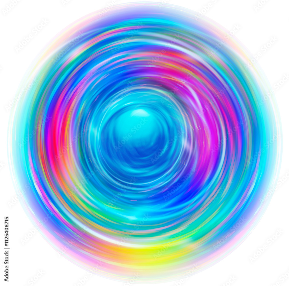 abstract rainbow circle on a white background abstract rainbow circle on a white background