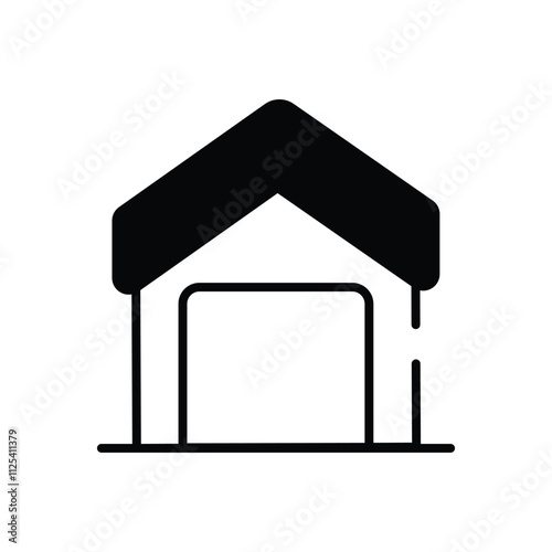 Garage vector icon