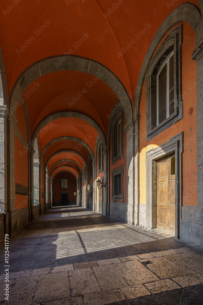 Beautiful, atmospheric arcades with beautiful vaults Beautiful, atmospheric arcades with beautiful vaults