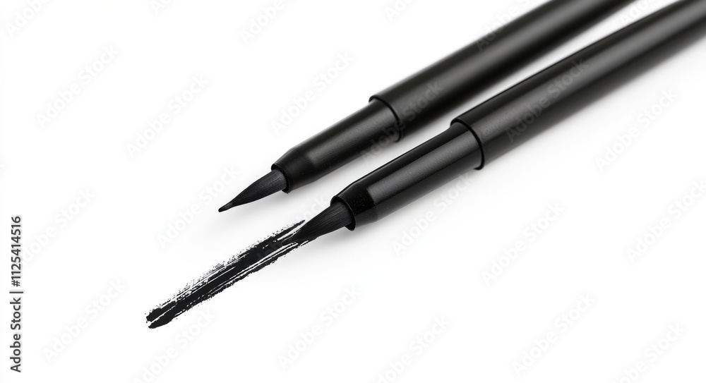 Isolated Black Marker on White Background for Art and Craft with Ample Copy Space Isolated Black Marker on White Background for Art and Craft with Ample Copy Space