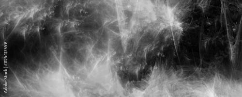 White Paper texture background. White background with gray vintage marbled texture. Monochrome black and white ink effect watercolor. Smeared gray aquarelle painted paper textured 