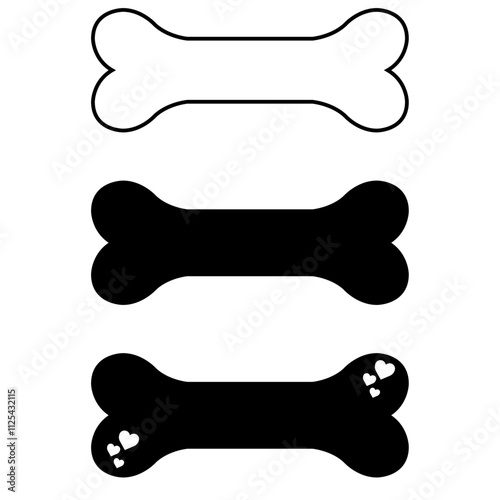 dog bone vector illustration