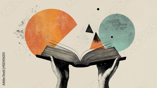 Open Book  Abstract Art  Knowledge  Learning  Wisdom  Education Concept