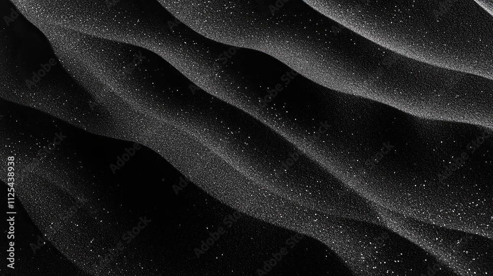 Obraz premium Abstract wave background with a touch of soft black sand. Premium design for wallpaper, banner, poster. 