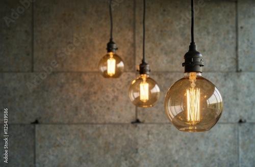 Sleek decor blending metallic shine and textured wall contrasts. 