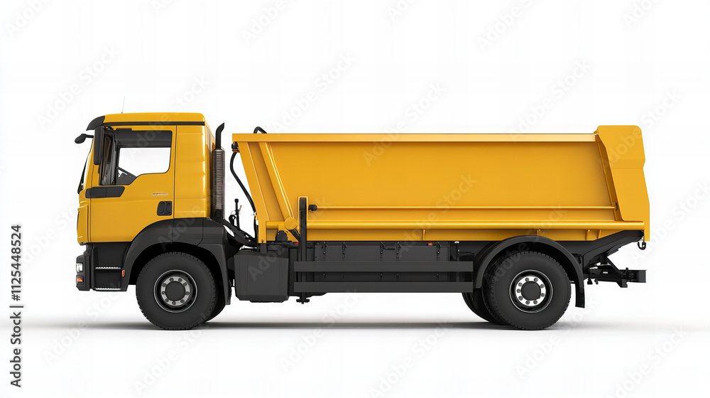dump truck isolated on white dump truck isolated on white