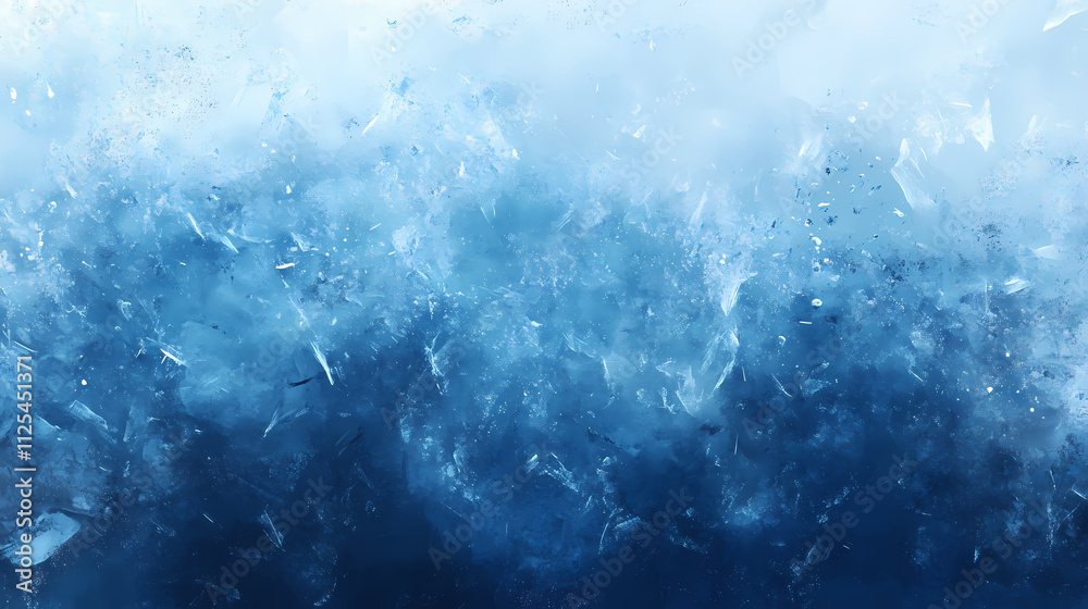 Obraz premium ice blue texture