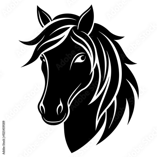 horse head vector