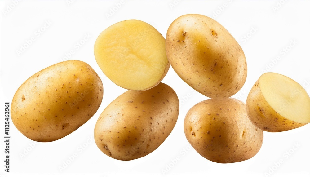 close up of a bunch of potatoes close up of a bunch of potatoes