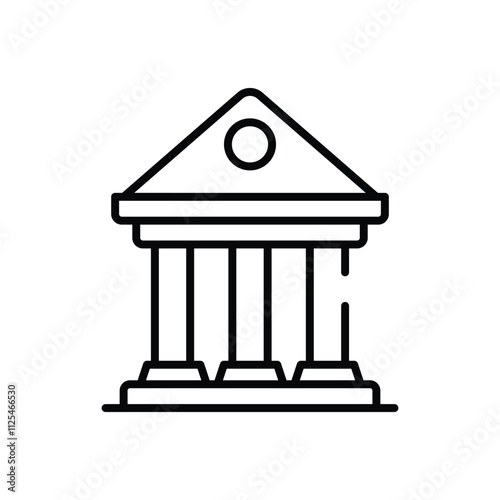 Bank vector icon