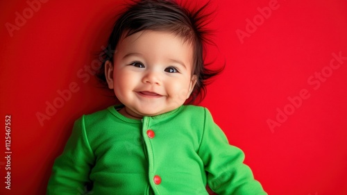 Happy Native American baby ...