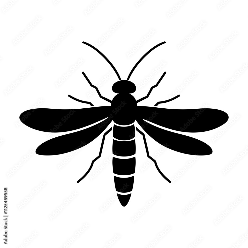 Fototapeta premium Firefly Silhouette Design