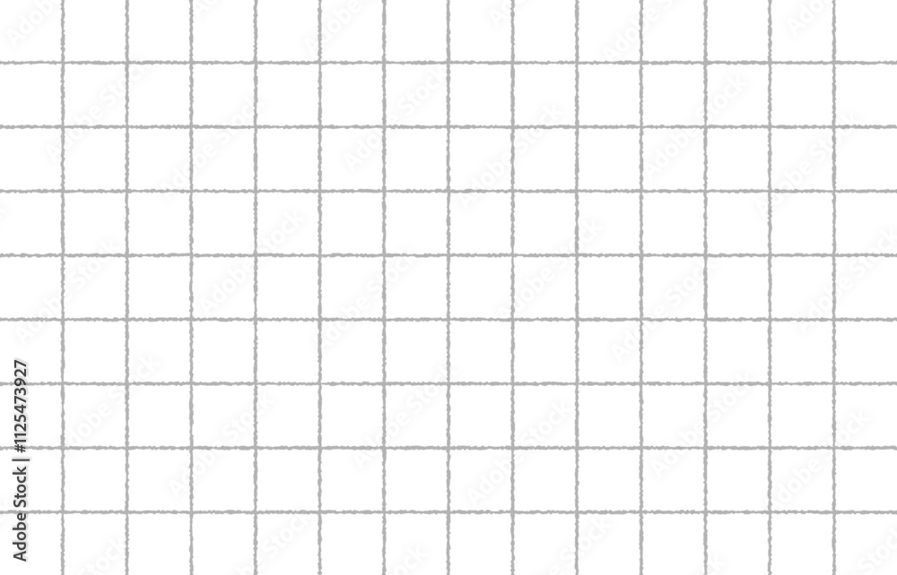 手書き感のあるシンプルなチェック柄(灰色)、グラフチェック、ラインチェック、方眼、背景素材 手書き感のあるシンプルなチェック柄(灰色)、グラフチェック、ラインチェック、方眼、背景素材
