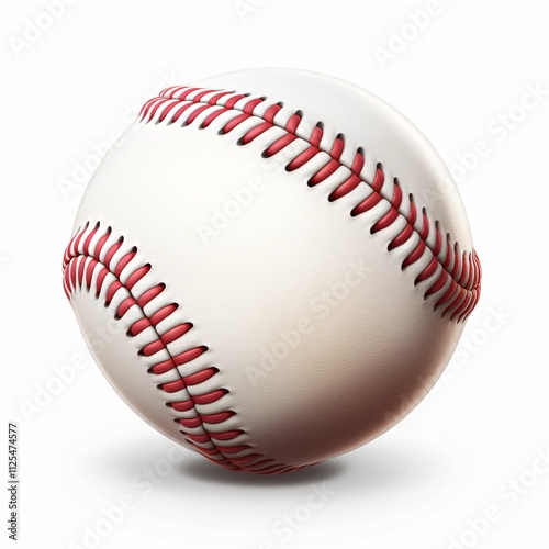 Classic Baseball Leather Ball Red Stitching Sports Equipment Game