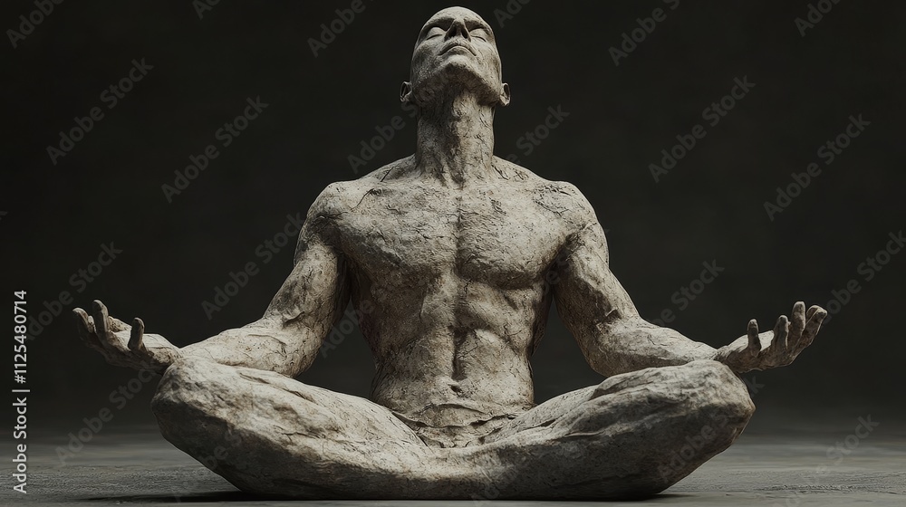 custom made wallpaper toronto digitalA man is sitting in a pose that looks like he is meditating