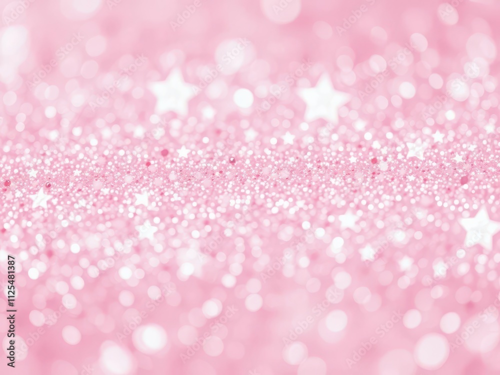 Pink glitter abstract background with shiny sparkles and soft hues, abstract, background Pink glitter abstract background with shiny sparkles and soft hues, abstract, background