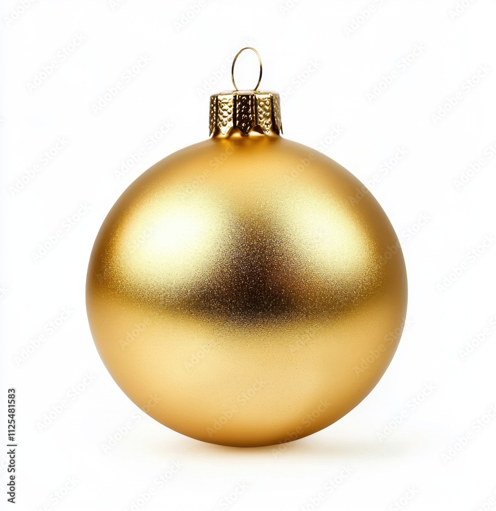 Gold Christmas ball isolated on white background
Gold Christmas ball isolated on white background