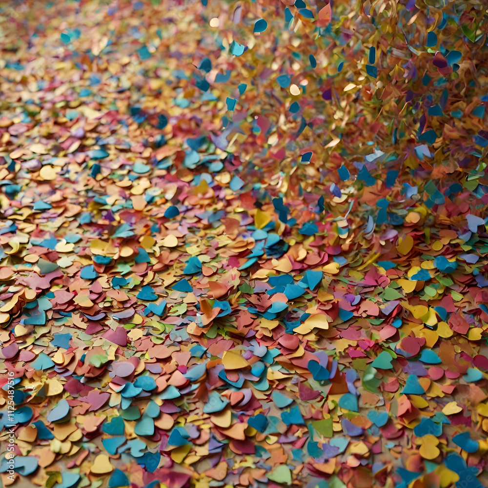 A vibrant burst of colorful confetti scattered across a smooth, neutral background, celebrating joy and festivity. A vibrant burst of colorful confetti scattered across a smooth, neutral background, celebrating joy and festivity.