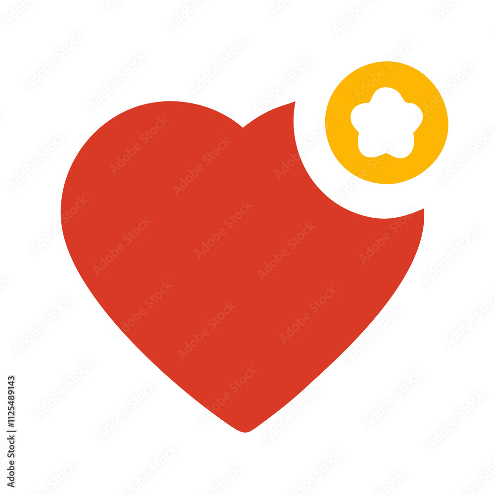 Obraz premium heart favorite icon