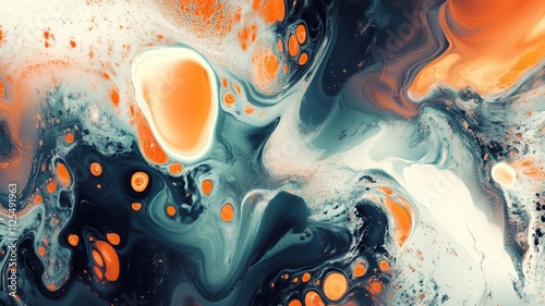 A vibrant abstract liquid a...