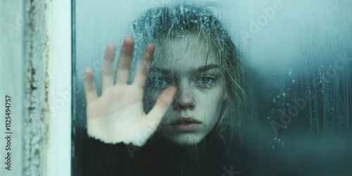 A Reflection on a Rainy Day Capturing Emotion and Beauty in a Moment of Isolation