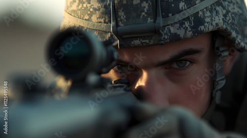 Soldiers conducting urban warfare training on a U.S. Army base in Jordan.