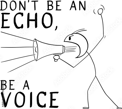 Uniqueness, Motivation, Self-awareness , vector cartoon stick figure or character illustration.