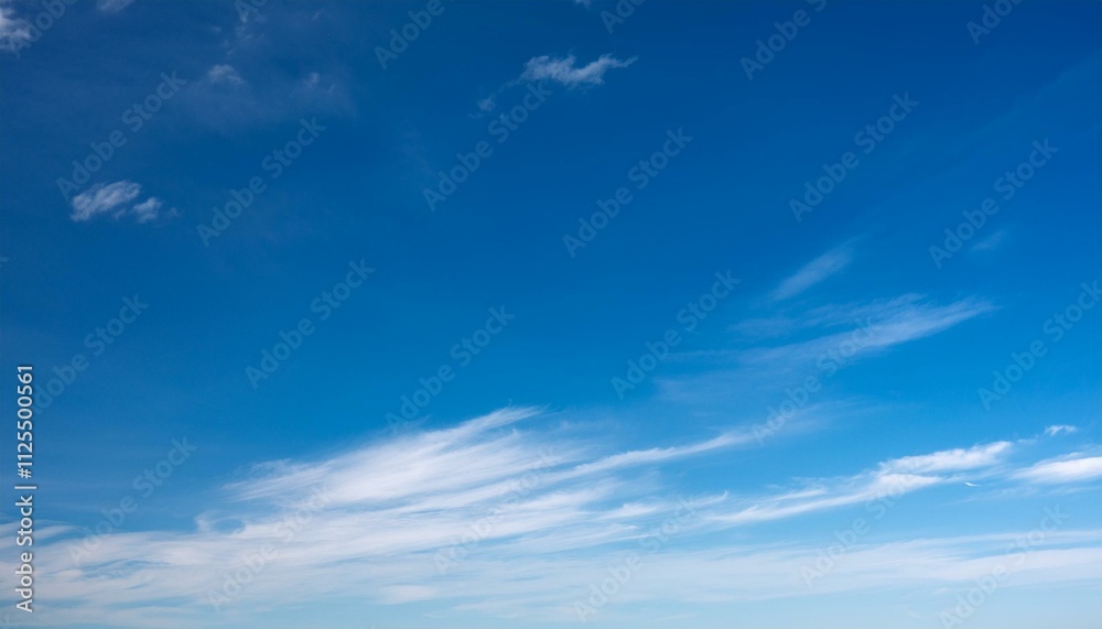 澄み渡る青空の背景 澄み渡る青空の背景