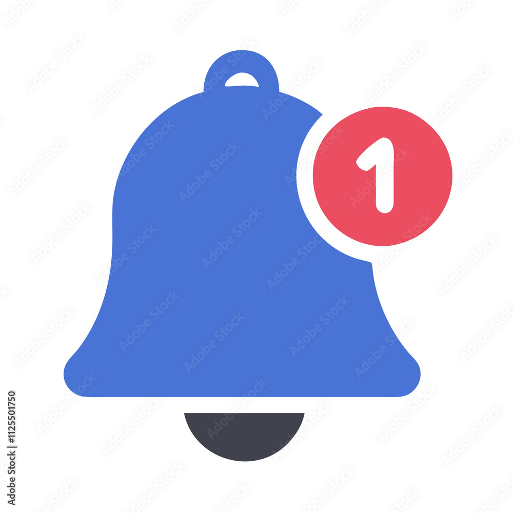Obraz premium bell notification icon