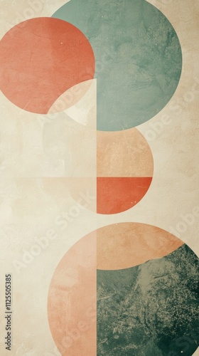 Geometric Circles Abstract Art