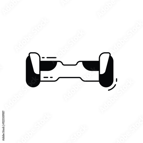 Hoverboard vector icon
