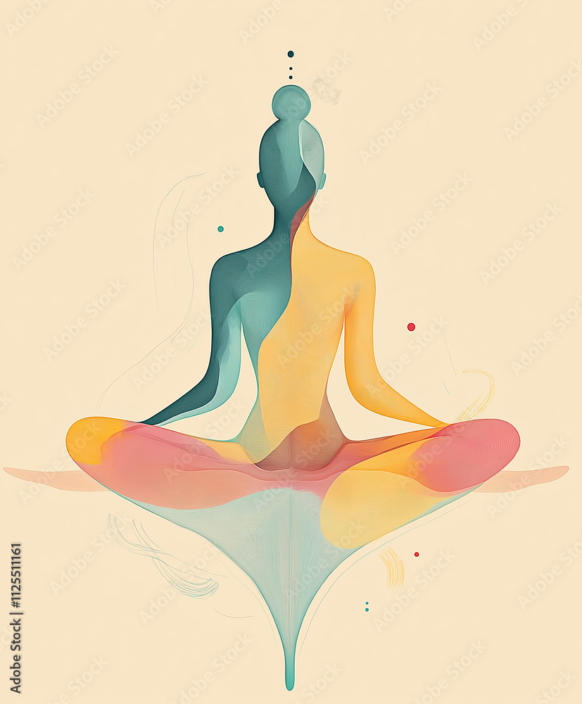 Vector Logo Mental Retreat Concept, Mental Healthcare, Mind Management, Mental Help, Relaxation Emotional State Low Tension. Vector Logo Mental Retreat Concept, Mental Healthcare, Mind Management, Mental Help, Relaxation Emotional State Low Tension.