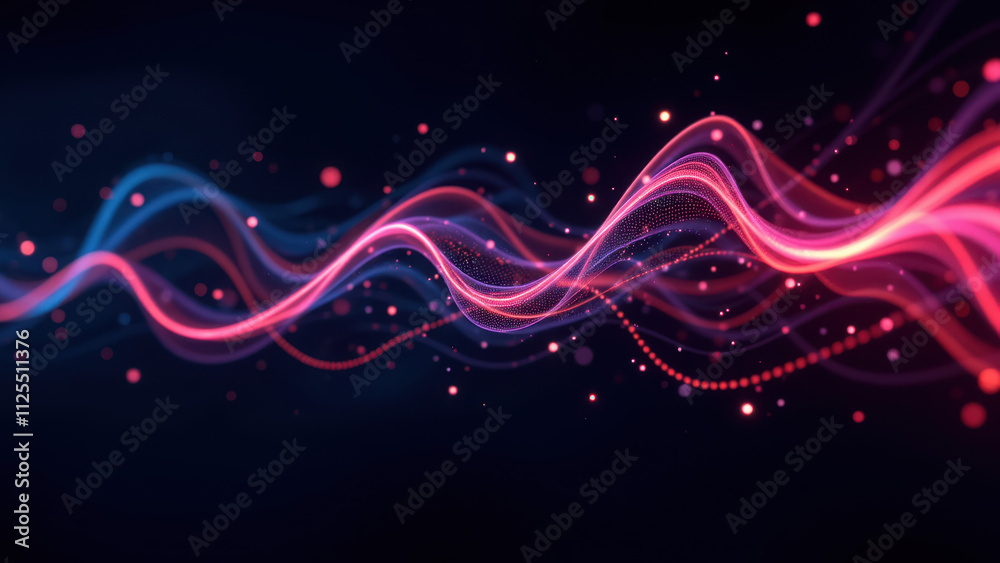 Abstract digital art with a futuristic theme featuring vibrant colors and dynamic light effects. Abstract digital art with a futuristic theme featuring vibrant colors and dynamic light effects.