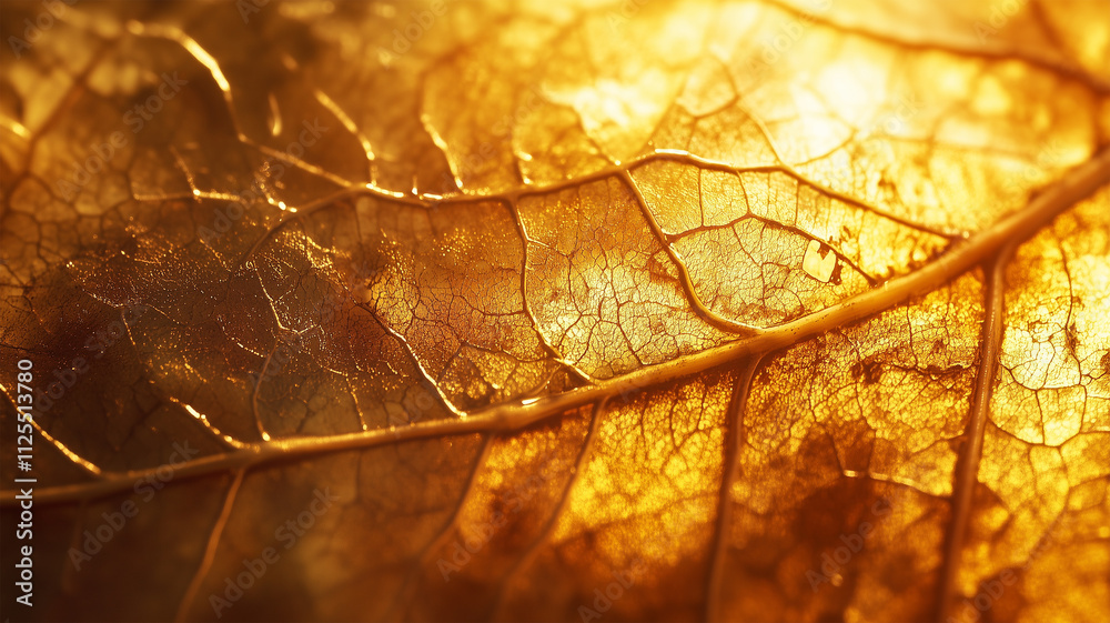 Obraz premium 秋の太陽に輝く黄金色の紅葉