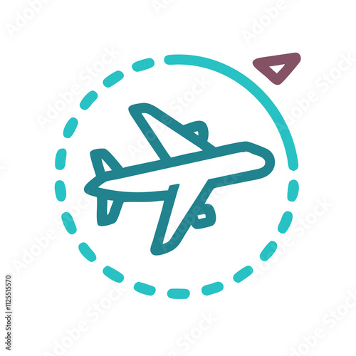 airplane icon illustration