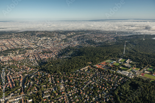 Bodennebel in Stuttgart